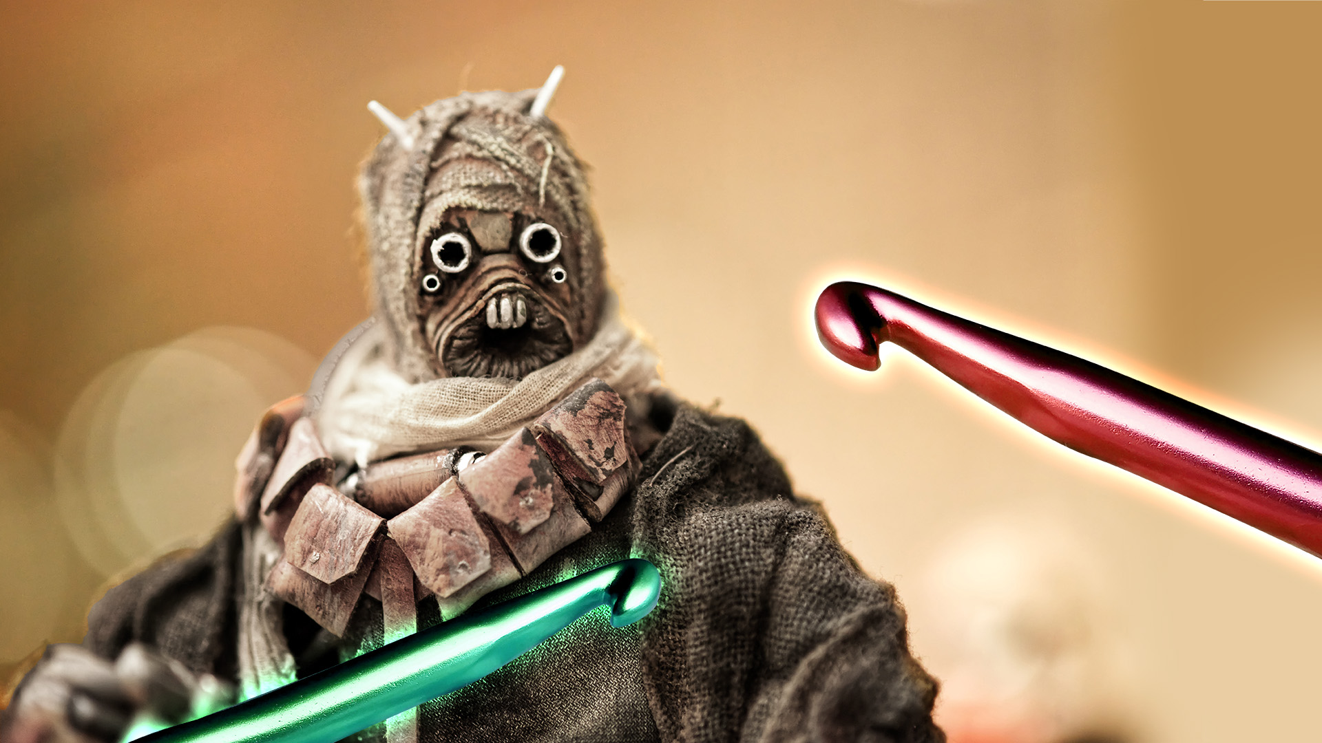 light saber crochet hooks